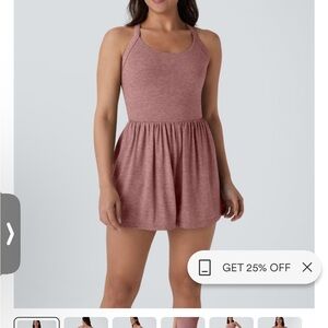 HALARA Dusty Rose Sleeveless Romper